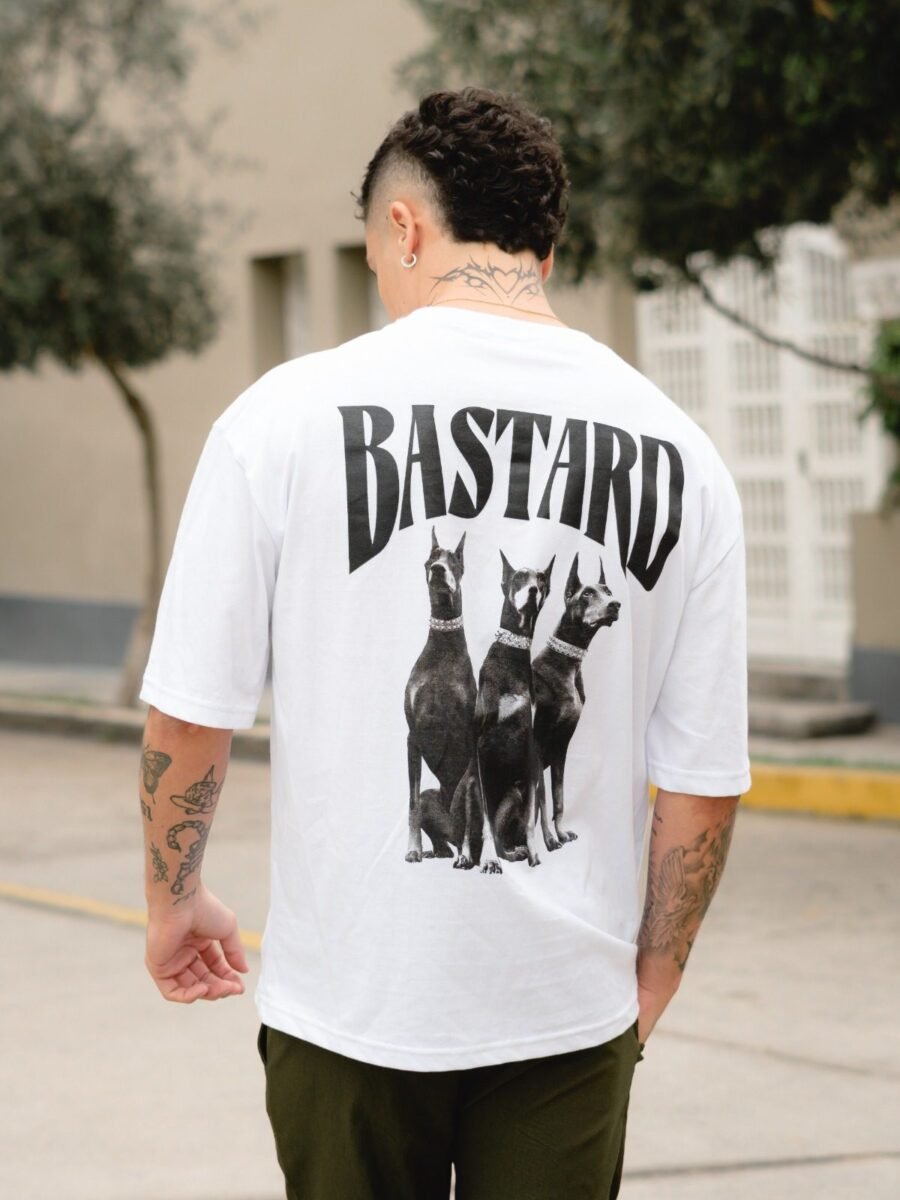 Polo Blanco Bastard | Hombre - Imagen 2