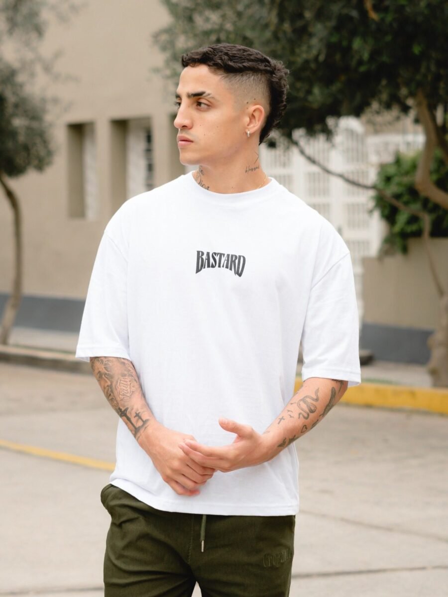 Polo Blanco Bastard | Hombre