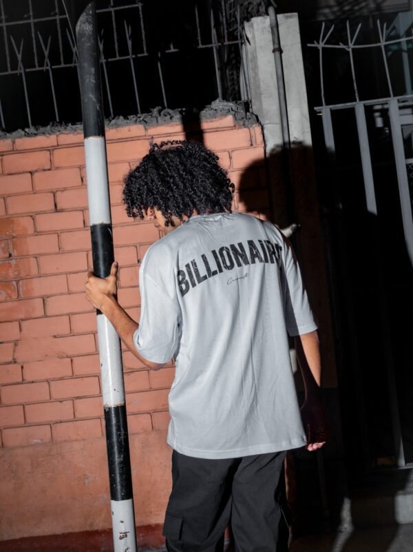 Polo Oversize Blanco Billionaire - Imagen 2