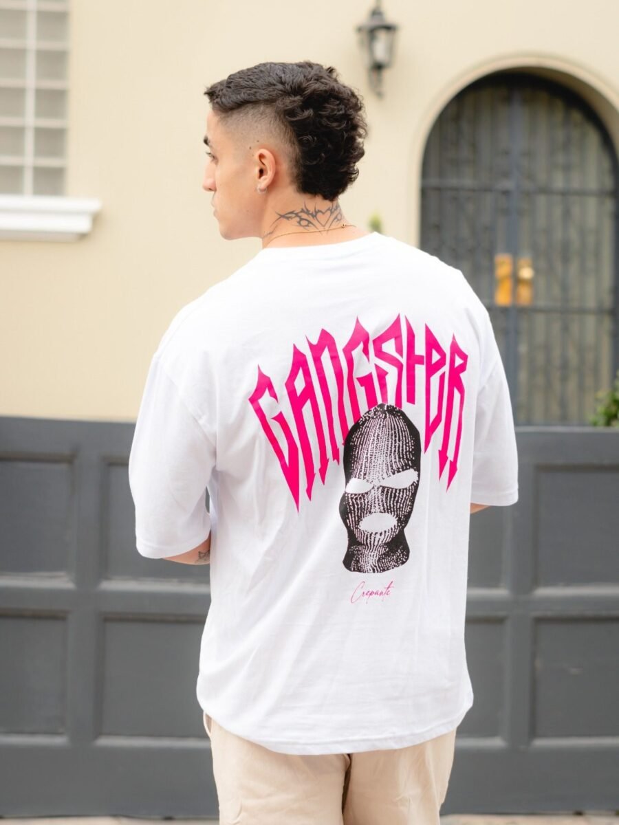 Polo Blanco Gangster | Hombre - Imagen 2