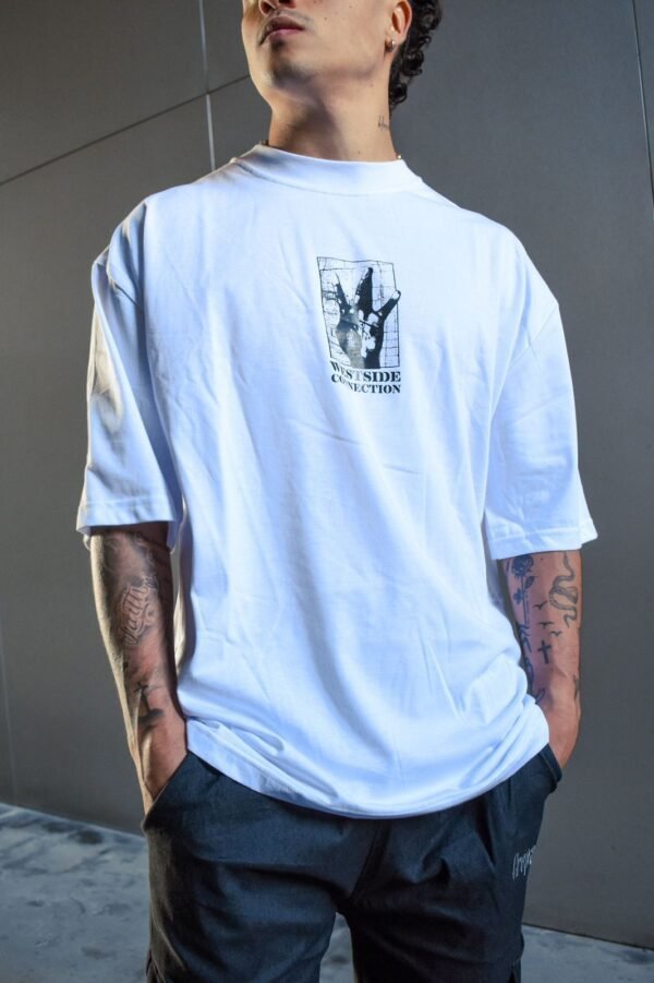 Polo Oversize Blanco Wedside