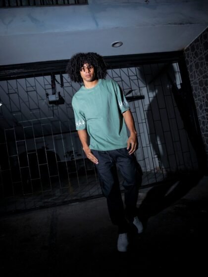 Polo Cemento Manga Fuego | Hombre