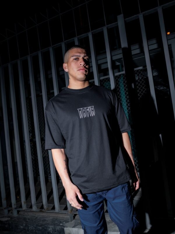 Polo Oversize Negro Mafia - Imagen 3