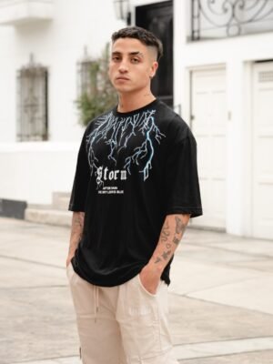 Polo Negro Storm | Hombre
