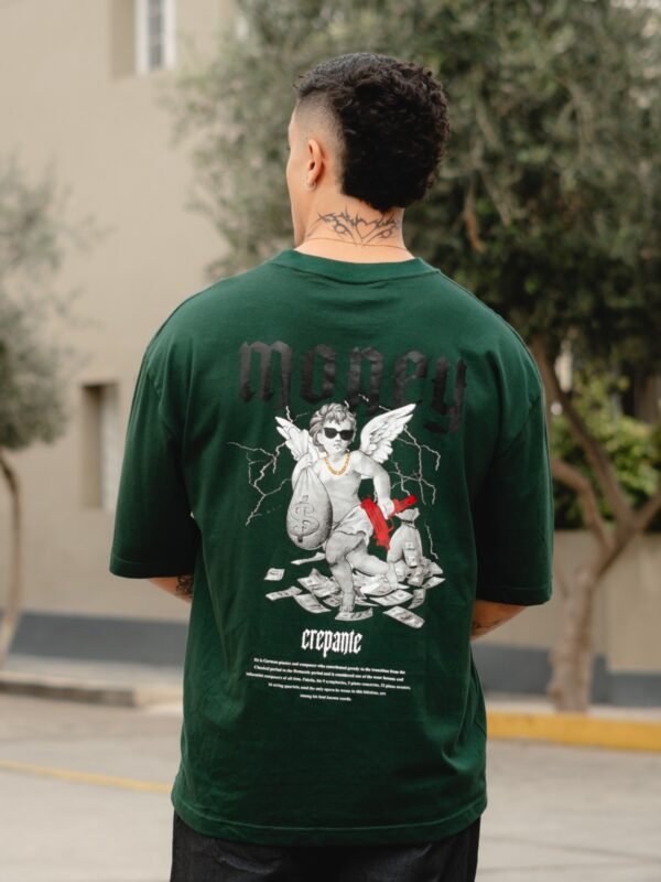 Polo Oversize Verde Money - Imagen 2