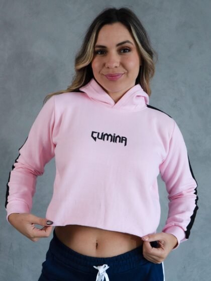 Polera Rosado Outffit Crop |  Mujer