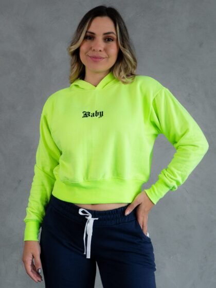 Polera Verde Baby Fosforescente | Mujer