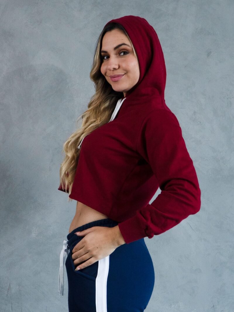 Polera Vino Outffit Crop |  Mujer - Imagen 4