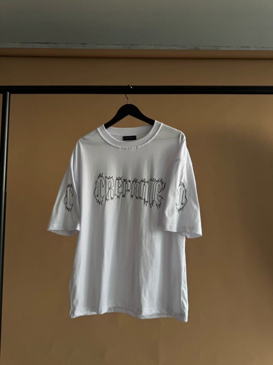 Polo Blanco Oversize | Hombre - Imagen 2