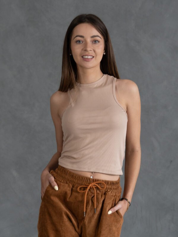 Bividi Beige Top | Mujer