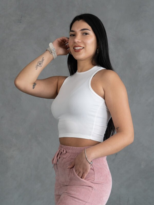 Bividi Blanco Top | Mujer