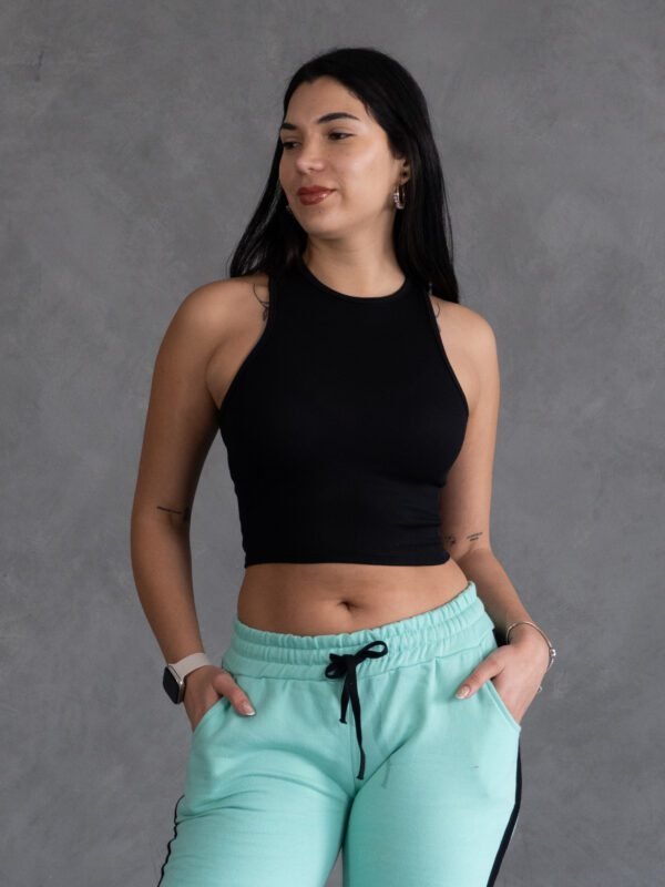 Bividi Negro Top | Mujer