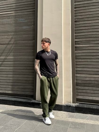 Buzo Verde Basico para Hombre