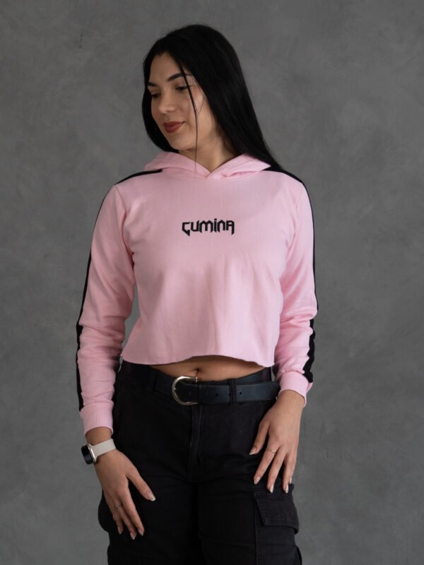Polera Rosado Outffit Crop |  Mujer