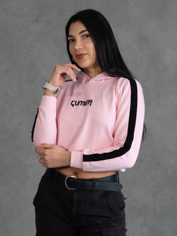 Polera Rosado Outffit Crop |  Mujer