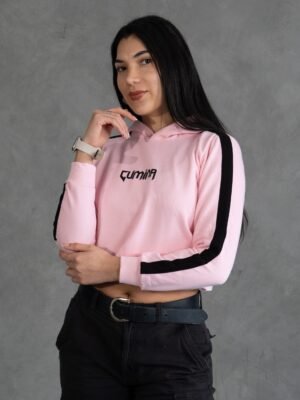 Polera Rosado Outffit Crop |  Mujer