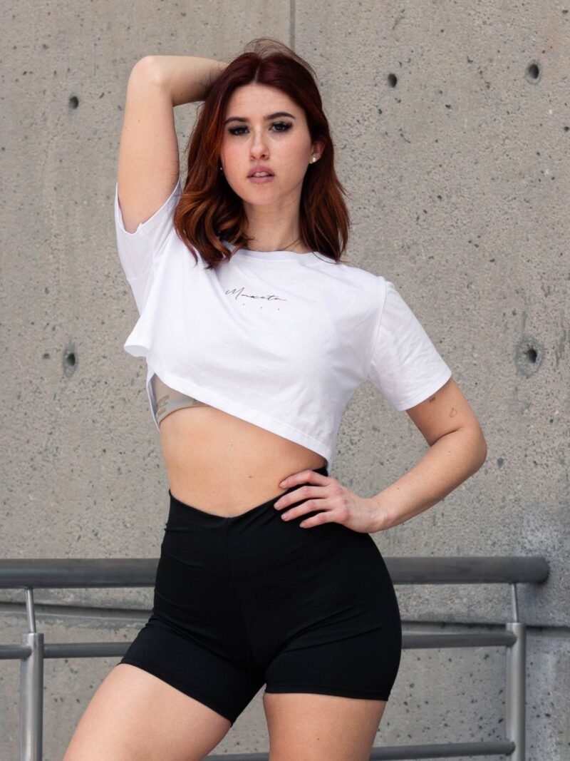 Crop Blanco Gym Rat | Mujer - Imagen 3