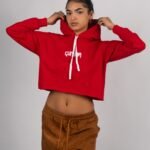 Polera Rojo Outffit Crop |  Mujer