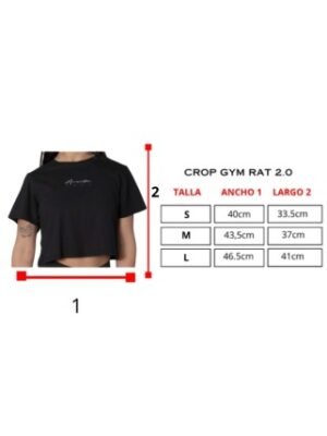 Crop Gargola Women Gym Rat 2.0 |Mujer - Imagen 4