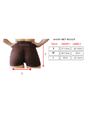 Short Melange Set Sculp | Mujer - Imagen 3