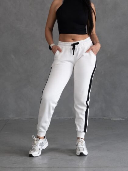 Jogger Blanco Ouffit | Mujer