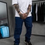 Jogger Azul Drip Cargo para Hombre