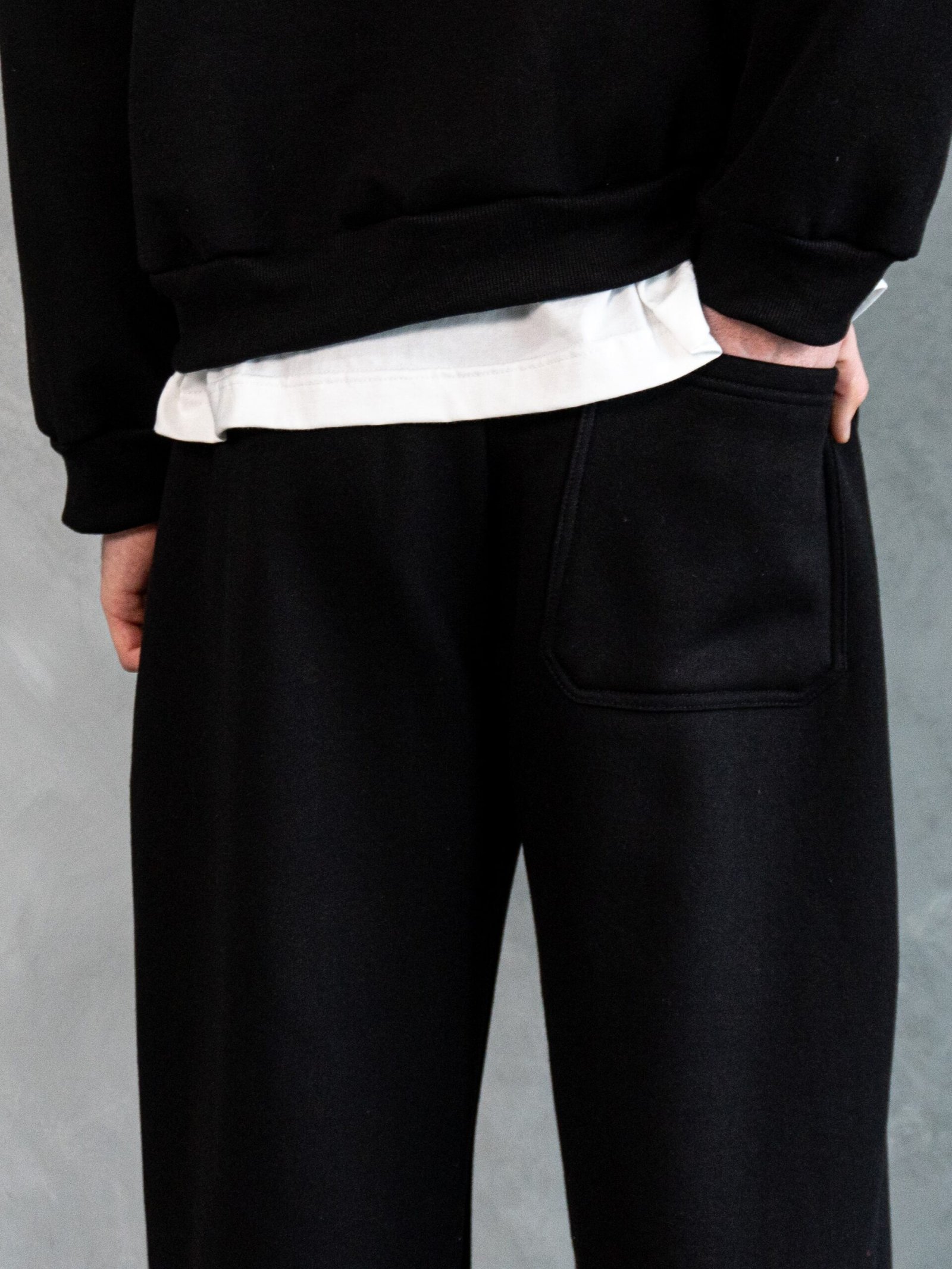 Jogger Negro Baggy Fit | Hombre - Imagen 2