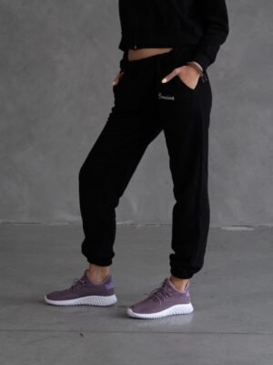Jogger Negro Box | Mujer