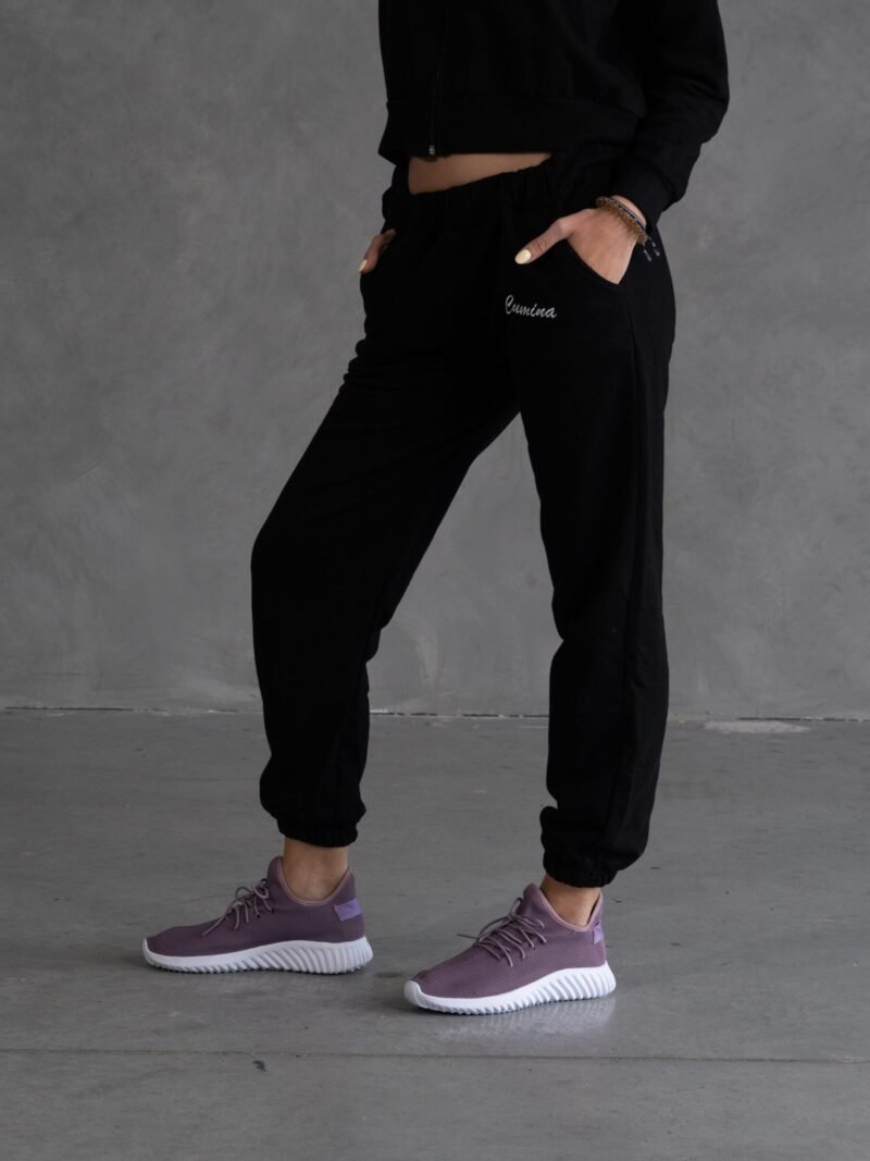 Jogger Negro Box | Mujer