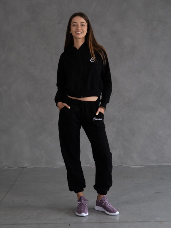 Jogger Negro Box | Mujer