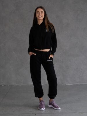Jogger Negro Box | Mujer