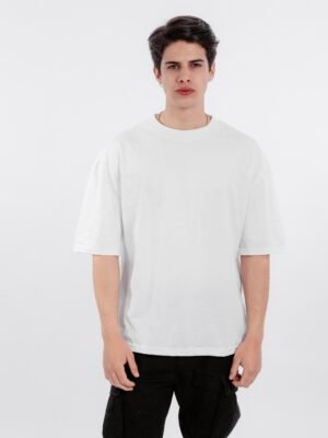 POLO OVERSIZE BLANCO
