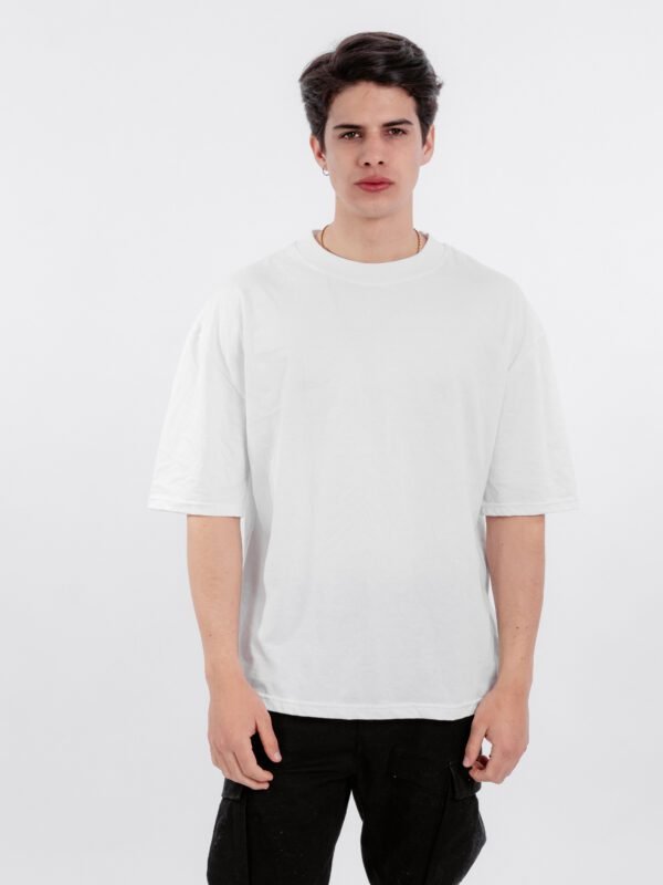 POLO OVERSIZE BLANCO