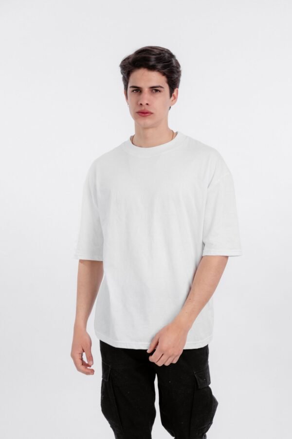 POLO OVERSIZE BLANCO
