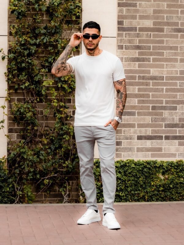 Pantalón Plomo Claro Rafinato para Hombre