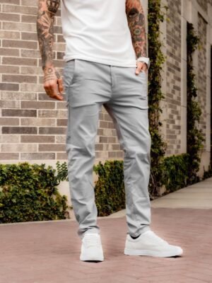 Pantalón Plomo Claro Rafinato para Hombre