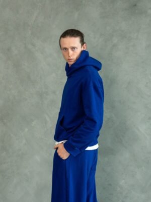 Polera Azul Boxy Fit | Hombre - Imagen 3