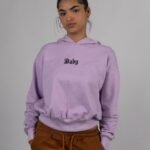 Polera Baby Lila crop Mujer