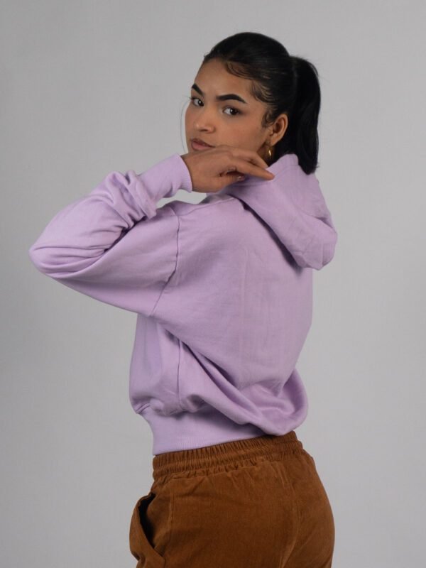 Polera Baby Lila crop Mujer