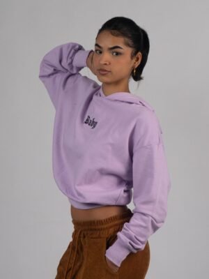 Polera Baby Lila crop Mujer