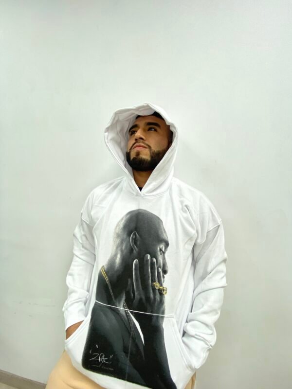 Polera Blanco Tupac Hombre