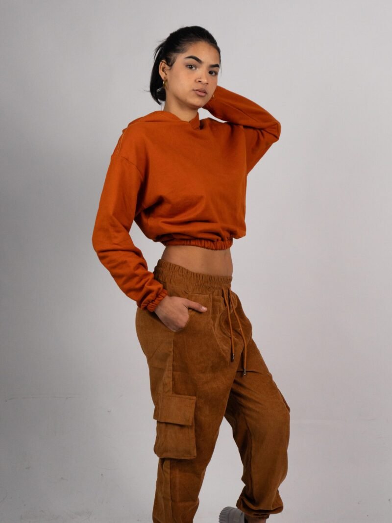 Polera Ladrillo Mini Crop | Mujer - Imagen 2