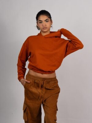 Polera Ladrillo Mini Crop | Mujer - Imagen 3