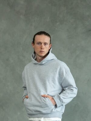 Polera Melange Boxy Fit | Hombre - Imagen 3