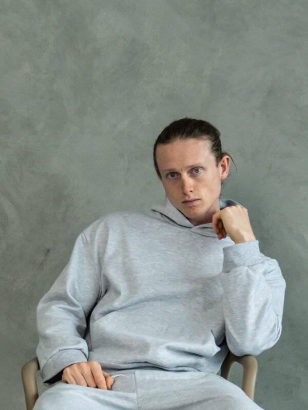 Polera Melange Boxy Fit para Hombre
