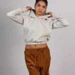 Polera Melange Mini Crop para Mujer