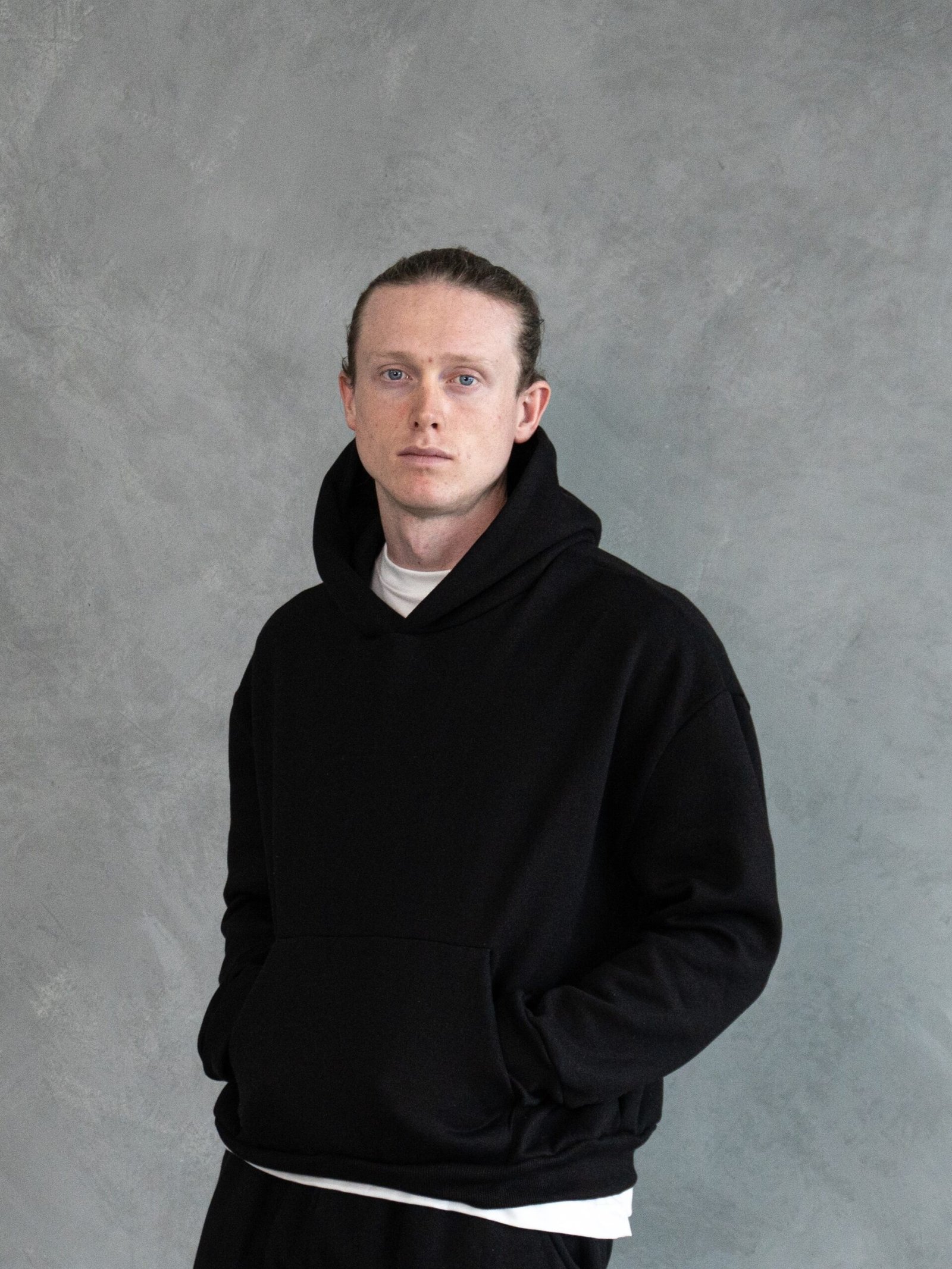Polera Negro Boxy Fit para Hombre