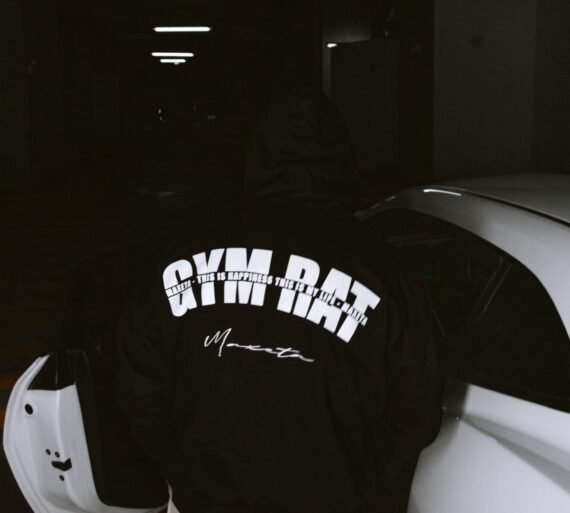 Polera Negro Gym Rat | Unisex