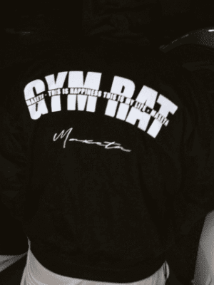 Polera Negro Gym Rat | Unisex - Imagen 3