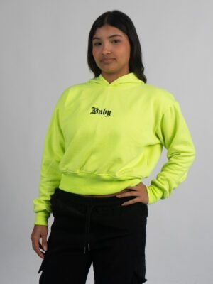 Polera Verde Baby Fosforescente para Mujer
